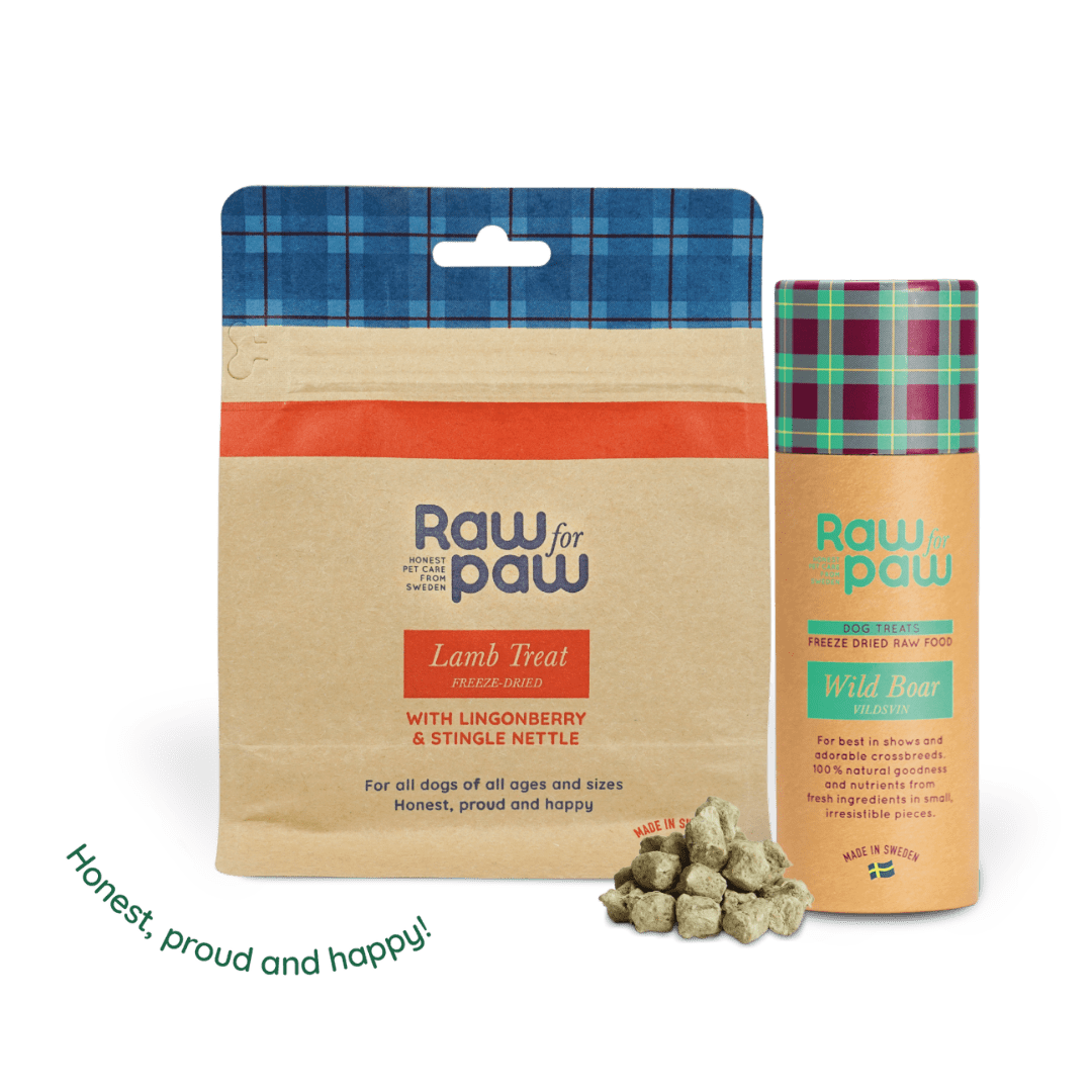 Nyttigt hundgodis från Raw for Paw
