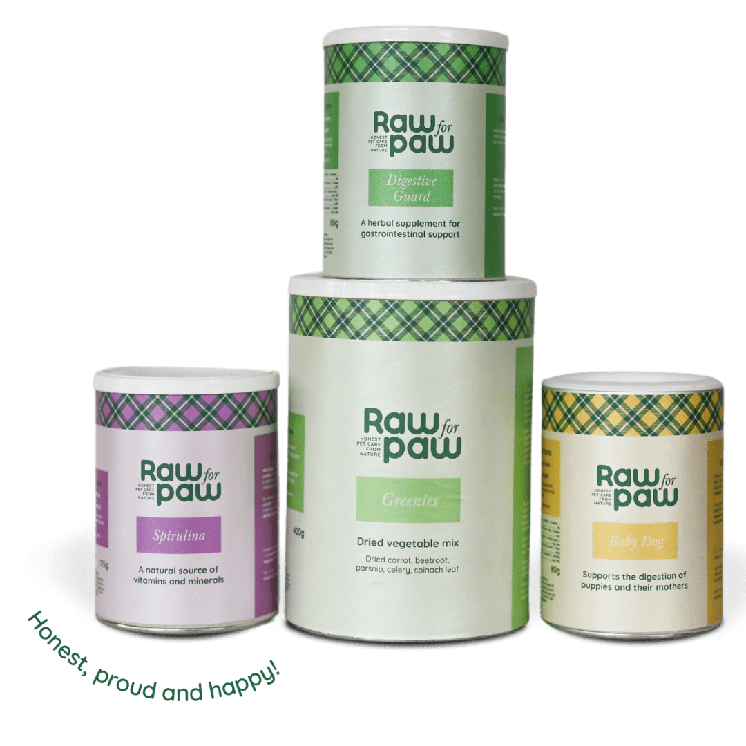 Kosttillskott för hundens känsliga mage